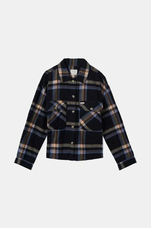 Bowery Women's L/S Flannel - Black/Sesame