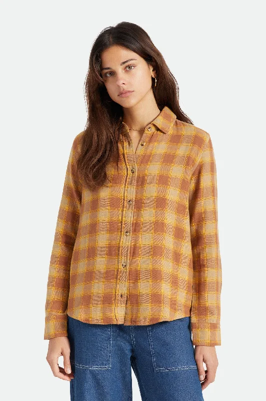 Bowery Women's Soft Weave L/S Flannel - Hide