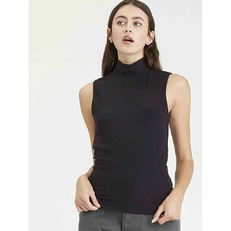 Essential Sleeveless Mock Neck Top