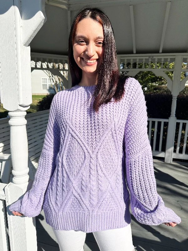 Lavendar Haze Sweater