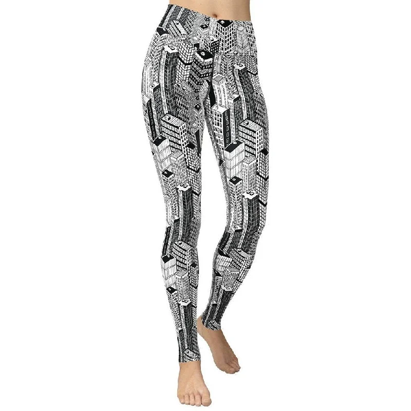 Manhattan View Yoga Leggings