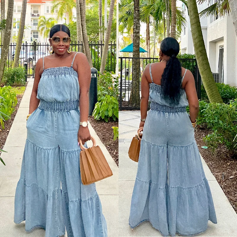 Jeanna Denim Jumpsuit