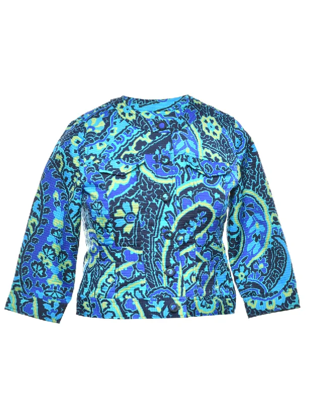 Paisley Pattern Jacket - M