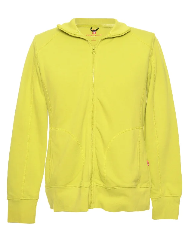 Lime Green Track Top - L