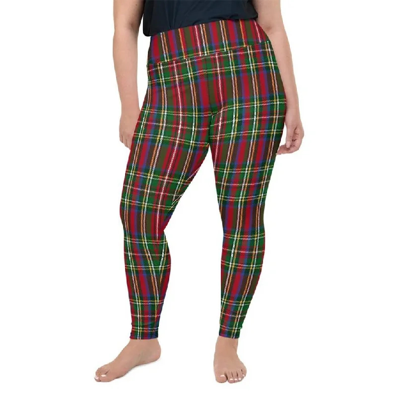 Tartan Christmas Plus Size Leggings