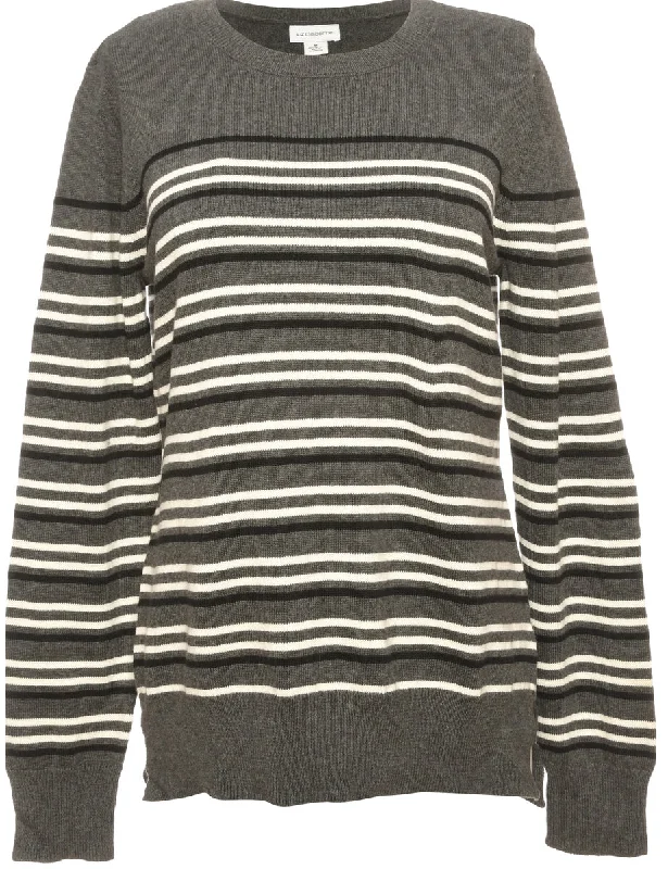 Grey Liz Claiborne Jumper - M