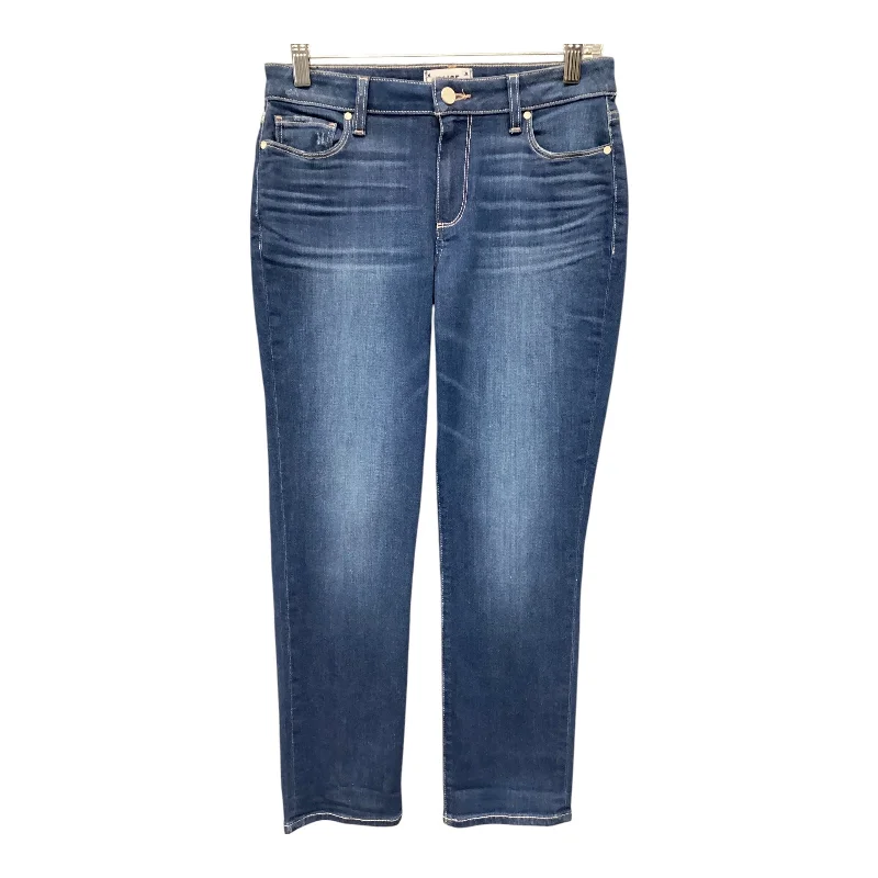 Jeans Cropped By Paige In Blue, Size: 0