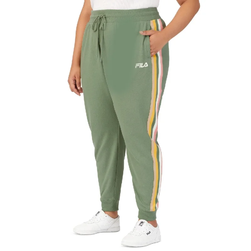 Fila Women's Clover Mid Rise Drawstring Jogger Green Size 3X