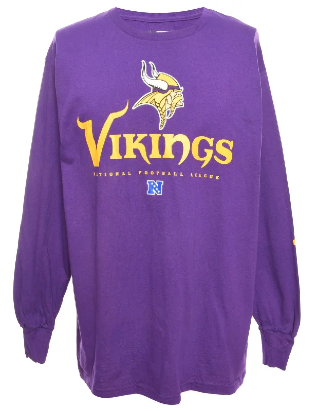 Vikings Football Sports T-shirt - L