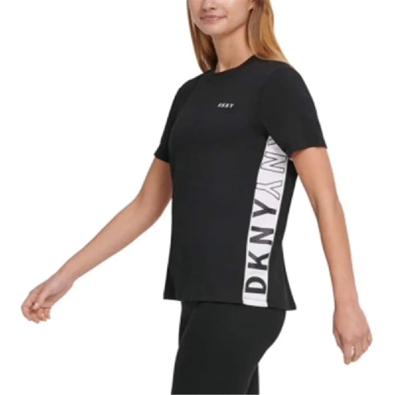 DKNY Women's Sport Tricou Negru Regular Fit Top Black Size Medium