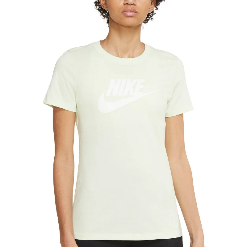 Nike Women's Sportswear Cotton Logo T Shirt Green Size Large