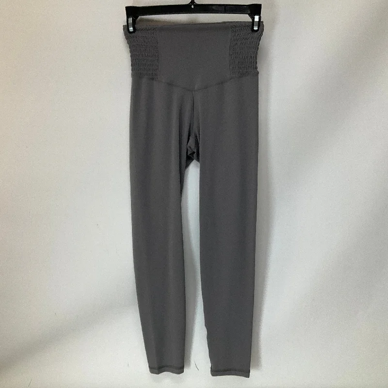 Athletic Leggings By Aerie In Grey, Size: S