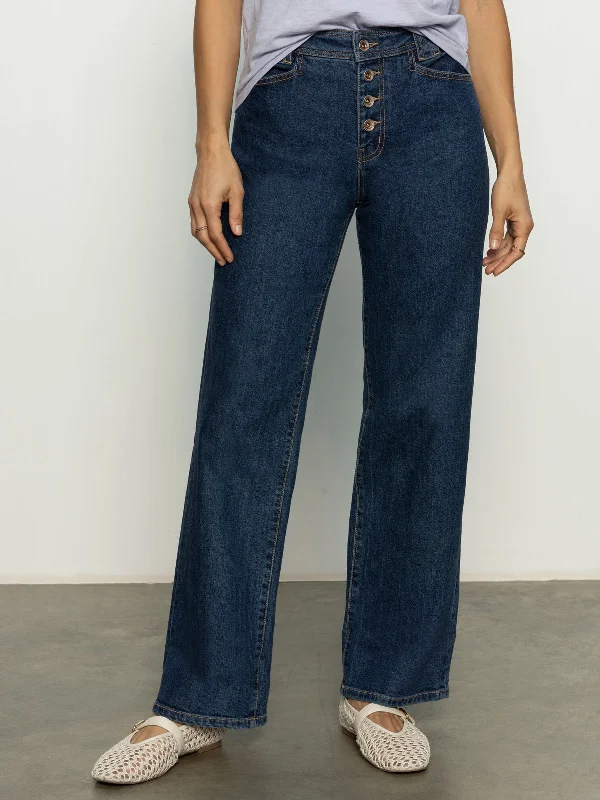 Luna Cuffed Standard Rise Jeans Solstice