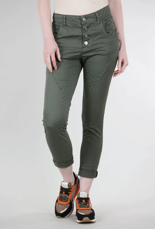 Four-Button F/W Signature Pant, Olive