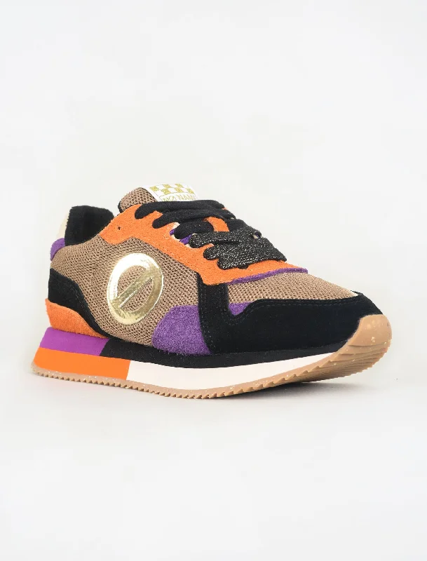 Mia New Jogger, Black/Purple/Orange