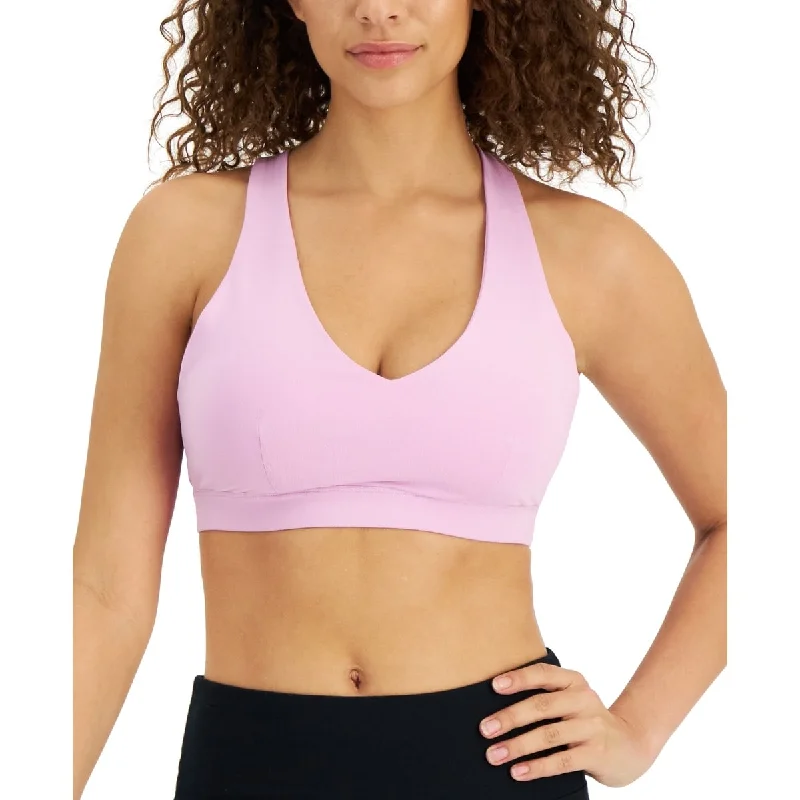 Id Ideology Women's Low Impact Sports Bra Purple Size Small