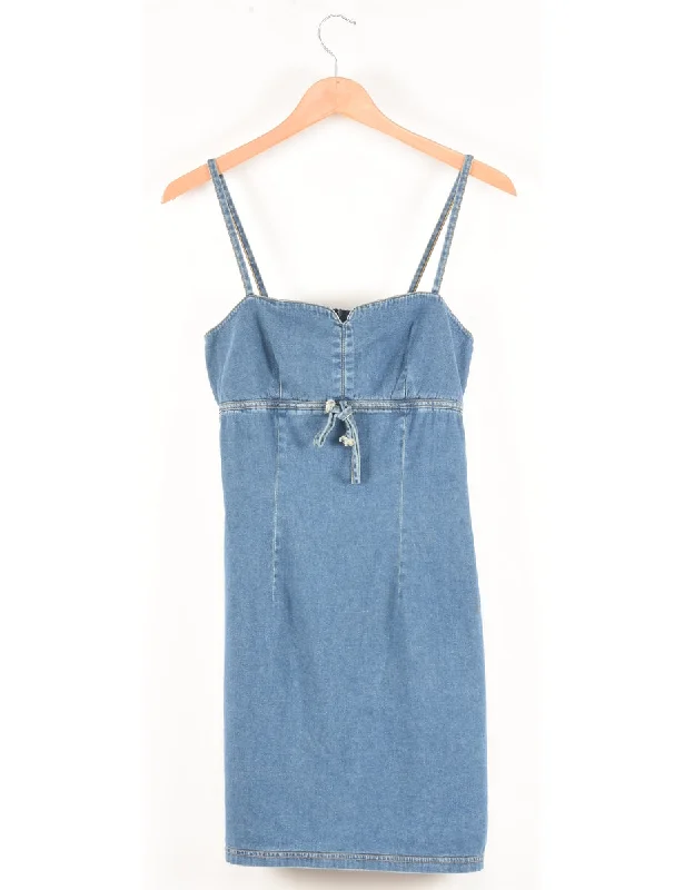 Strappy Denim Dress - S