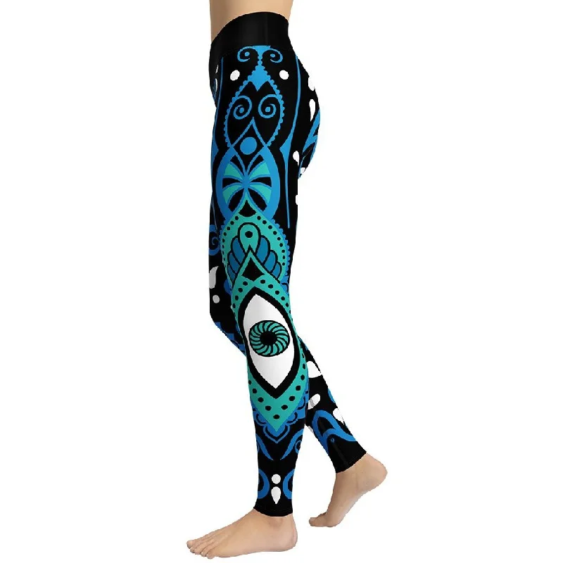 Hamsa Eye Yoga Leggings