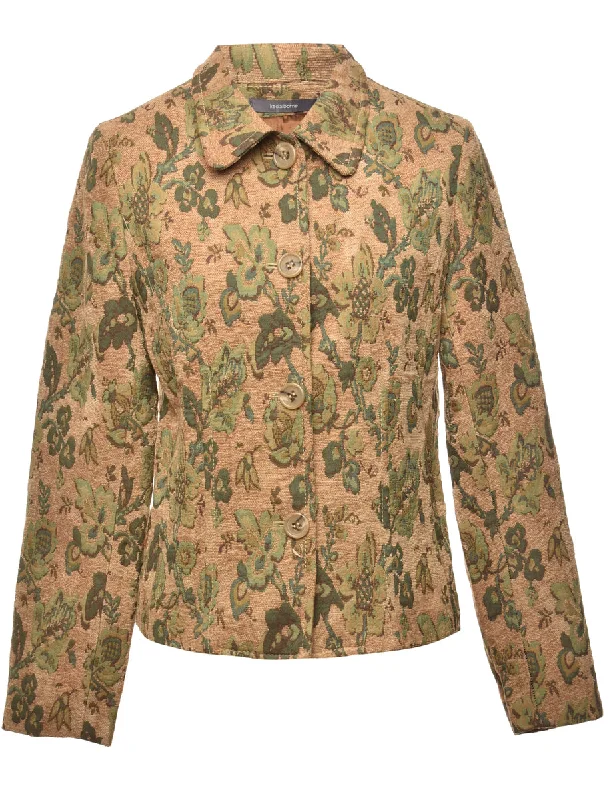 Floral Tapestry Jacket - M