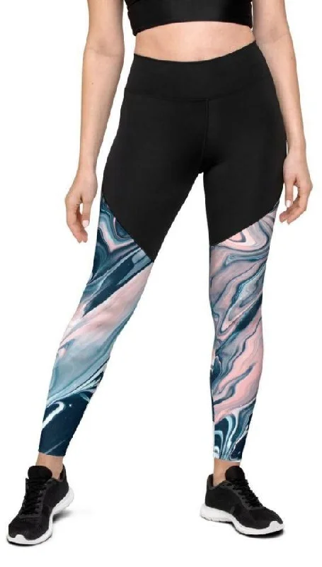 Dreamy Marble Compression Leggings