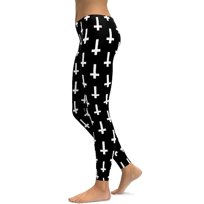 Reversed Cross Leggings