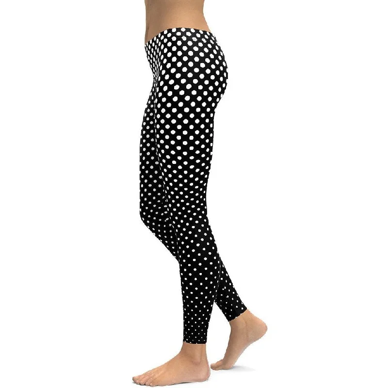 Polka Dot Optical Leggings