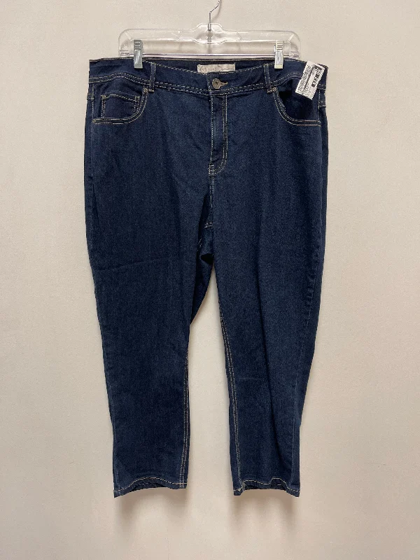 Jeans Skinny By Cato In Blue Denim, Size: 18