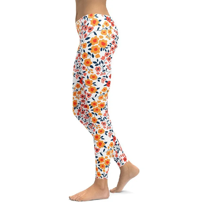 Floral Warmth Leggings