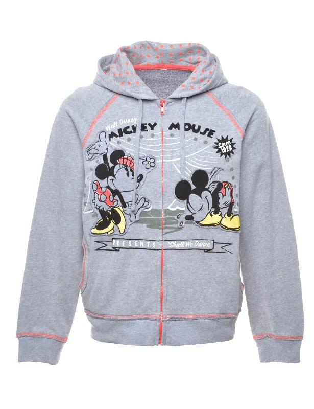 Disney Hooded Cartoon Sweatshirt - M